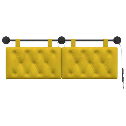 Testiera sospesa Giallo Velluto