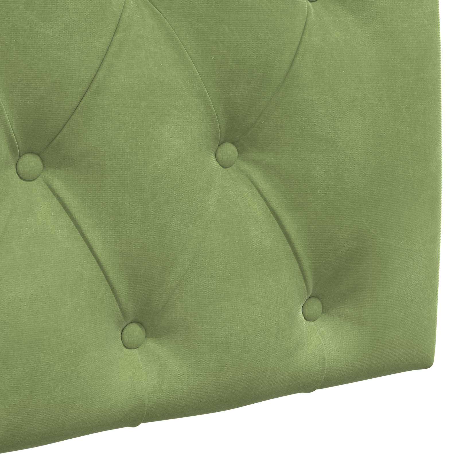 Testiera sospesa Con luce LED Verde chiaro Velluto | homemem39