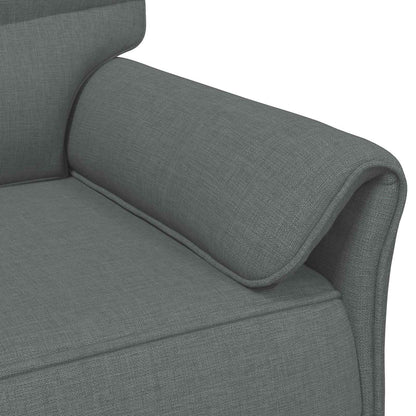 Set di divani 2 pz Grigio Scuro Tessuto | homemem39