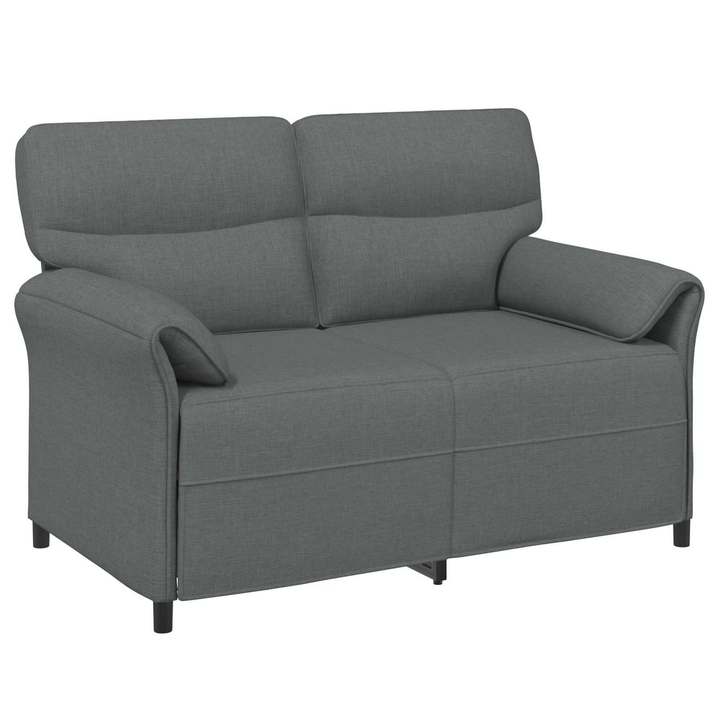 Set di divani 2 pz Grigio Scuro Tessuto | homemem39