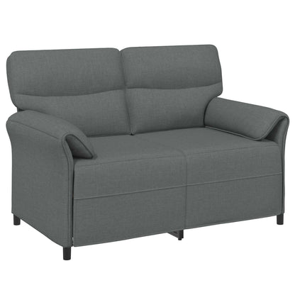 Set di divani 2 pz Grigio Scuro Tessuto | homemem39