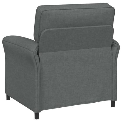Set di divani 2 pz Grigio Scuro Tessuto | homemem39