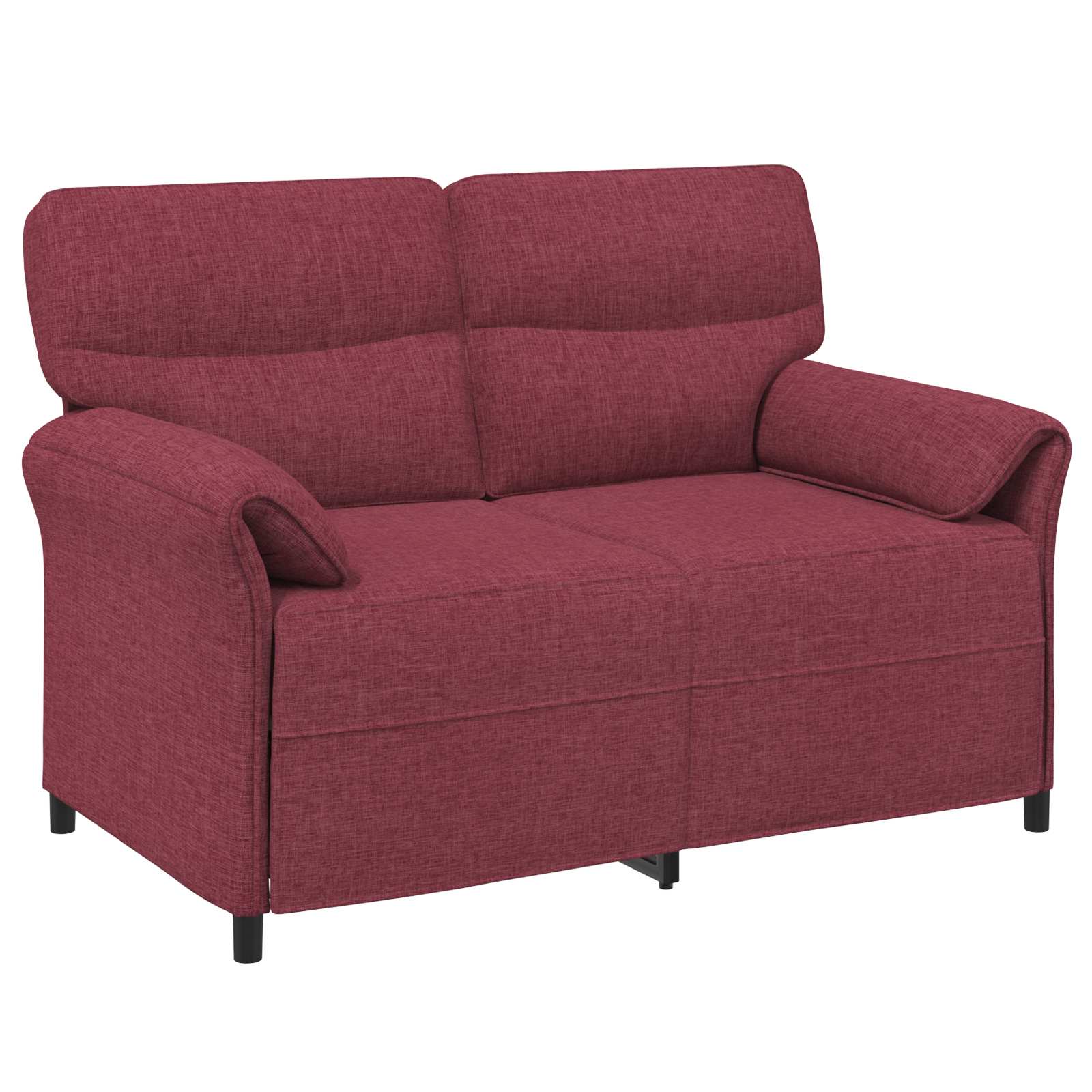 Set di divani 2 pz Rosso Vino Tessuto | homemem39