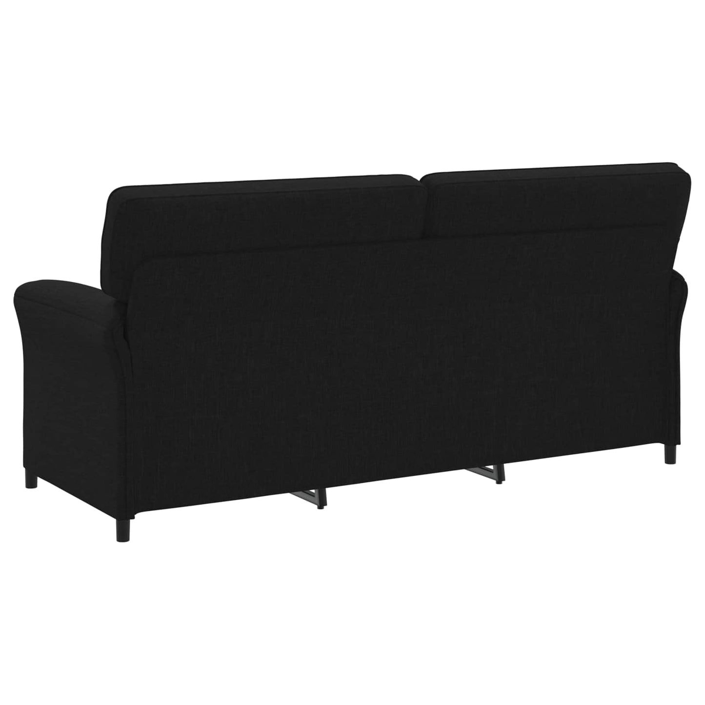 Set di divani 2 pz Nero Tessuto | homemem39