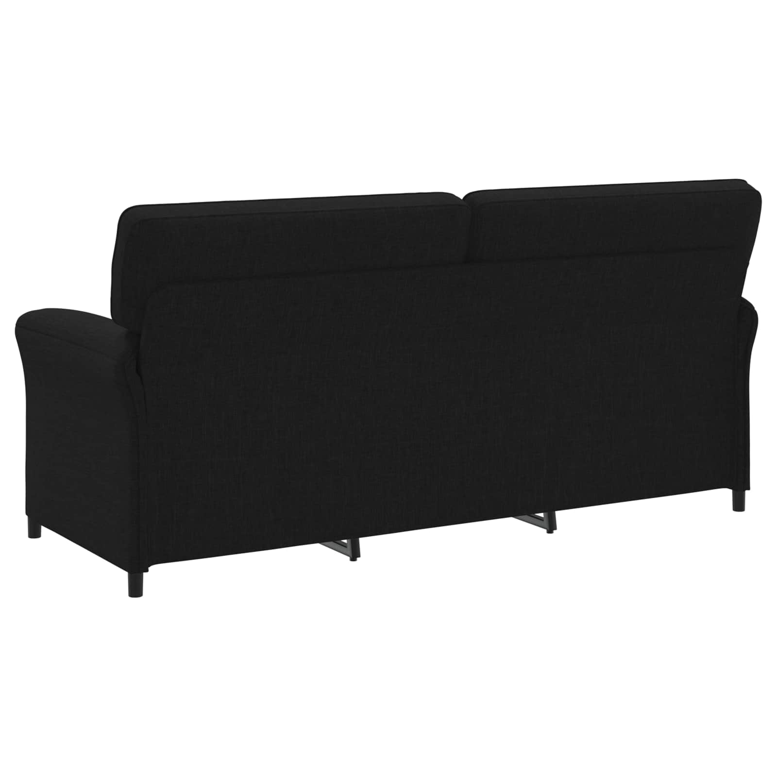 Set di divani 2 pz Nero Tessuto | homemem39