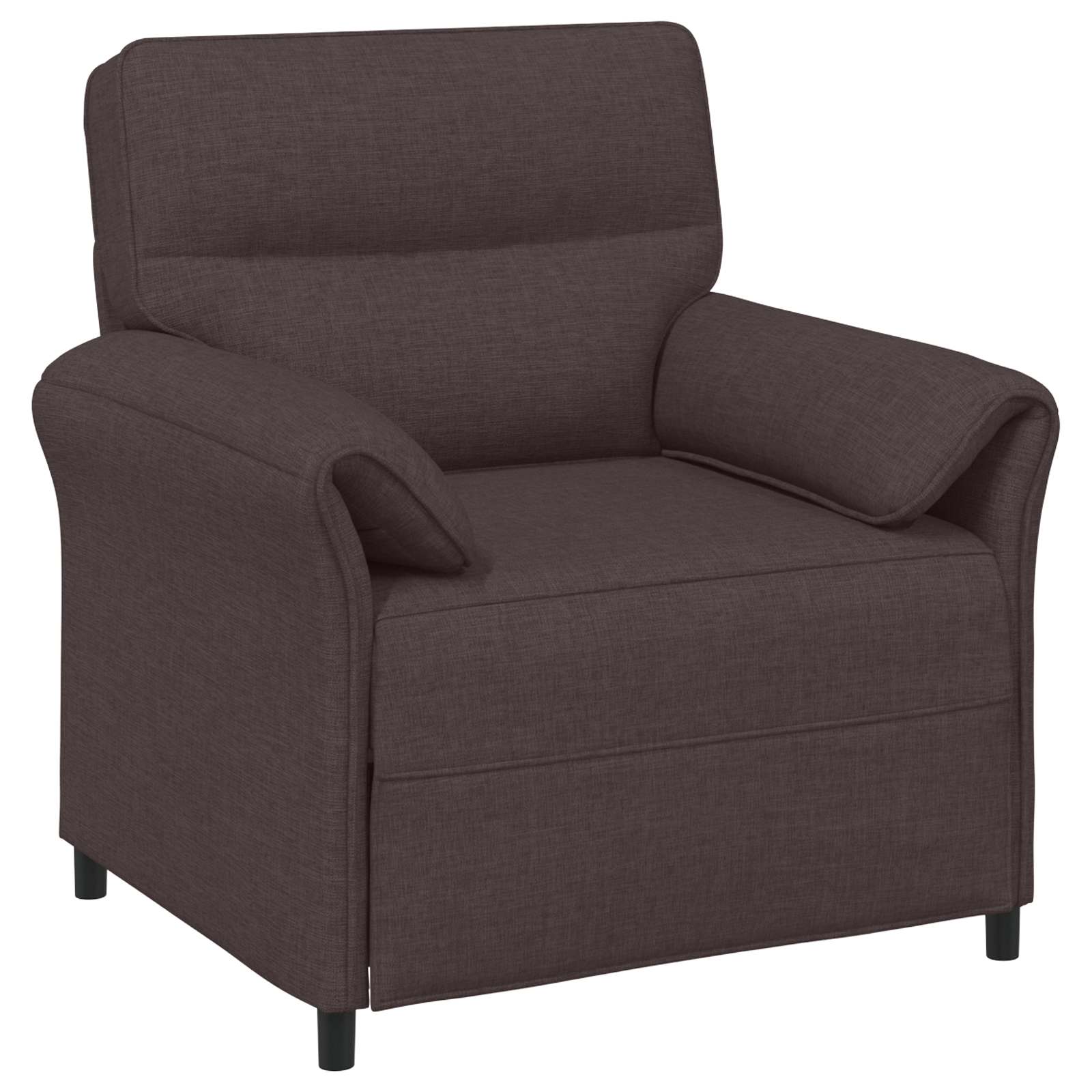 Set di divani 2 pz Marrone Scuro Tessuto | homemem39