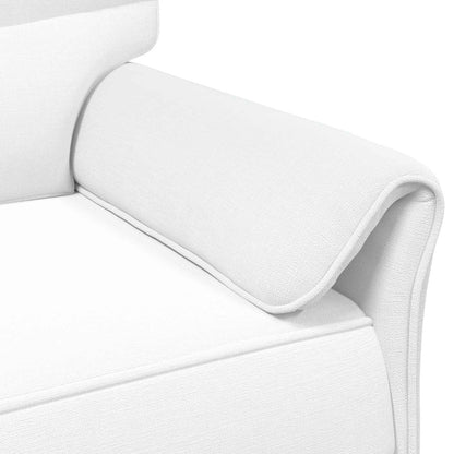 Set di divani 2 pz Bianco Tessuto | homemem39