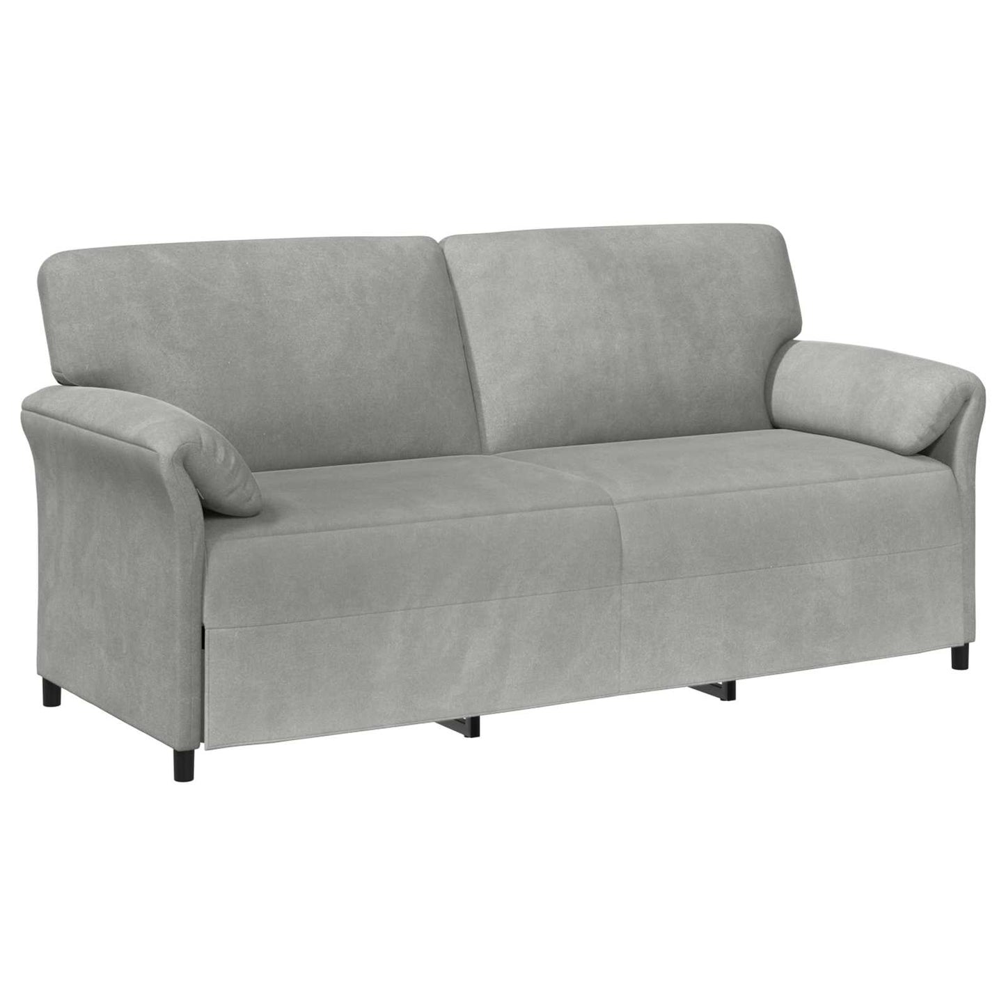 Set di divani 2 pz Grigio Chiaro Velluto | homemem39