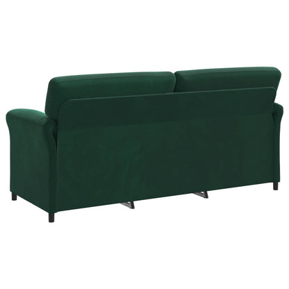 Set di divani 2 pz Verde Scuro Velluto | homemem39