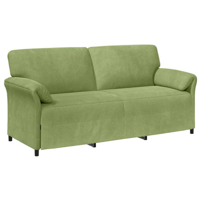 Set di divani 2 pz Verde chiaro Velluto | homemem39