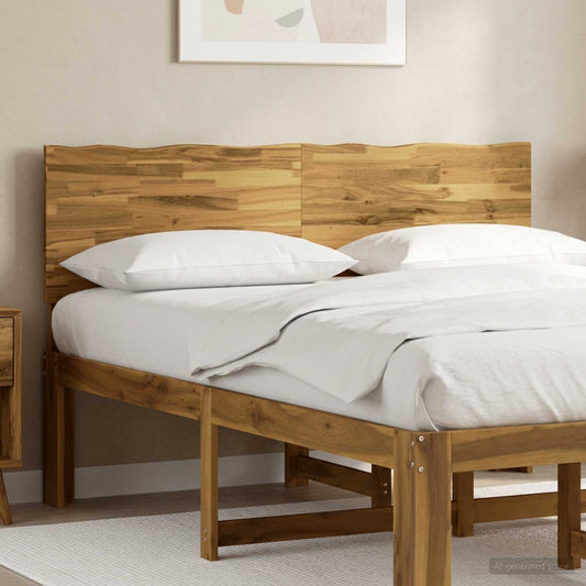 Testiera con bordo vivo ROSTOCK Bianco 150 cm