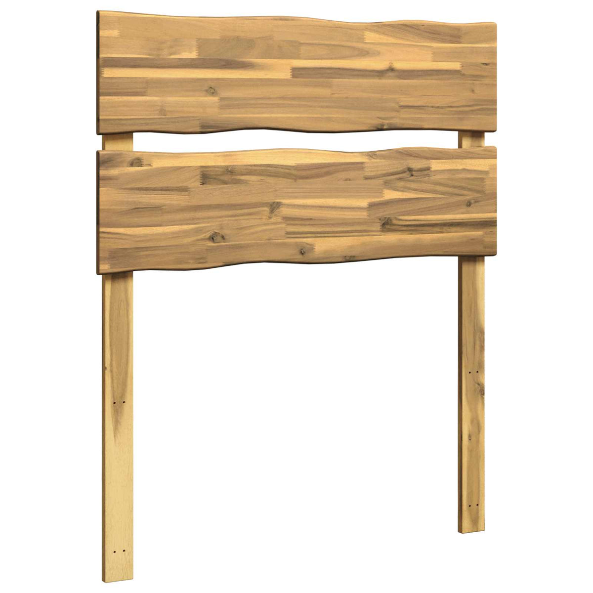 Testiera con bordo vivo ROSTOCK Bianco 80 cm