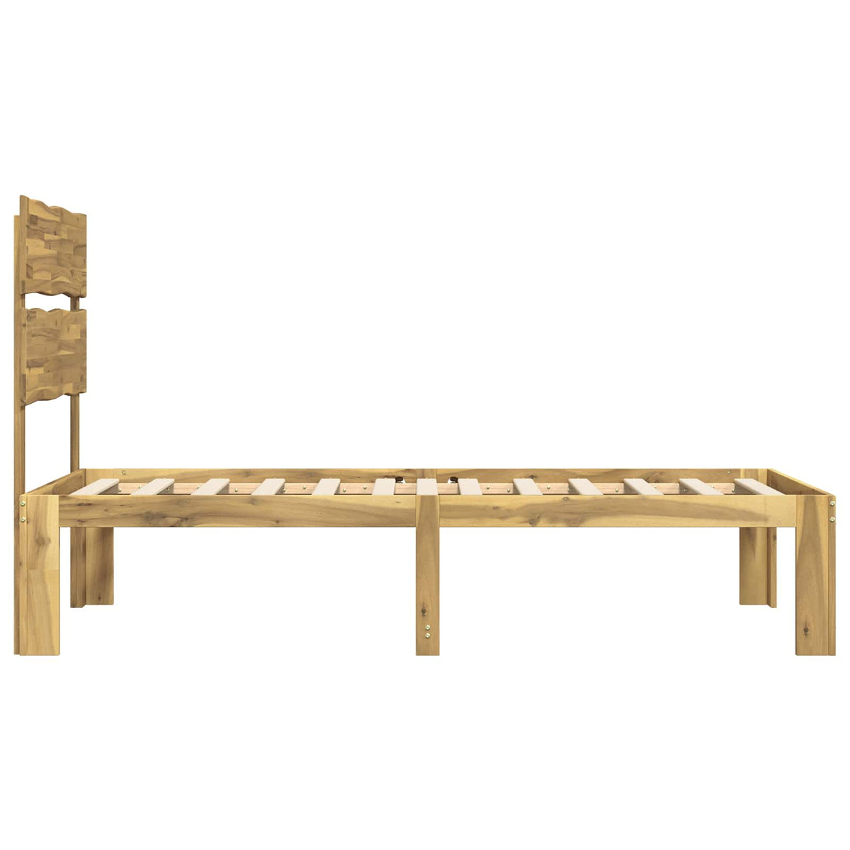 Letto Singolo con Testiera ROSTOCK Bianco 90 x 190 cm | homemem39