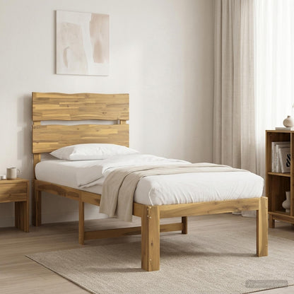 Letto Singolo con Testiera ROSTOCK Bianco 80 x 200 cm