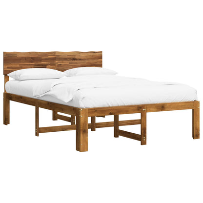 Letto matrimoniale con testiera ROSTOCK Naturale 137 x 190 cm | homemem39