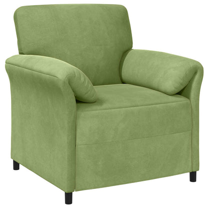 Divano 1 posto Verde chiaro 88 x 83 x 95 cm Velluto | homemem39