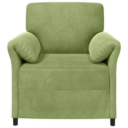 Divano 1 posto Verde chiaro 88 x 83 x 95 cm Velluto | homemem39