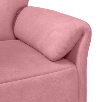 Divano 1 posto Rosa 88 x 83 x 95 cm Velluto | homemem39