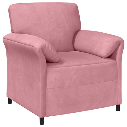 Divano 1 posto Rosa 88 x 83 x 95 cm Velluto | homemem39