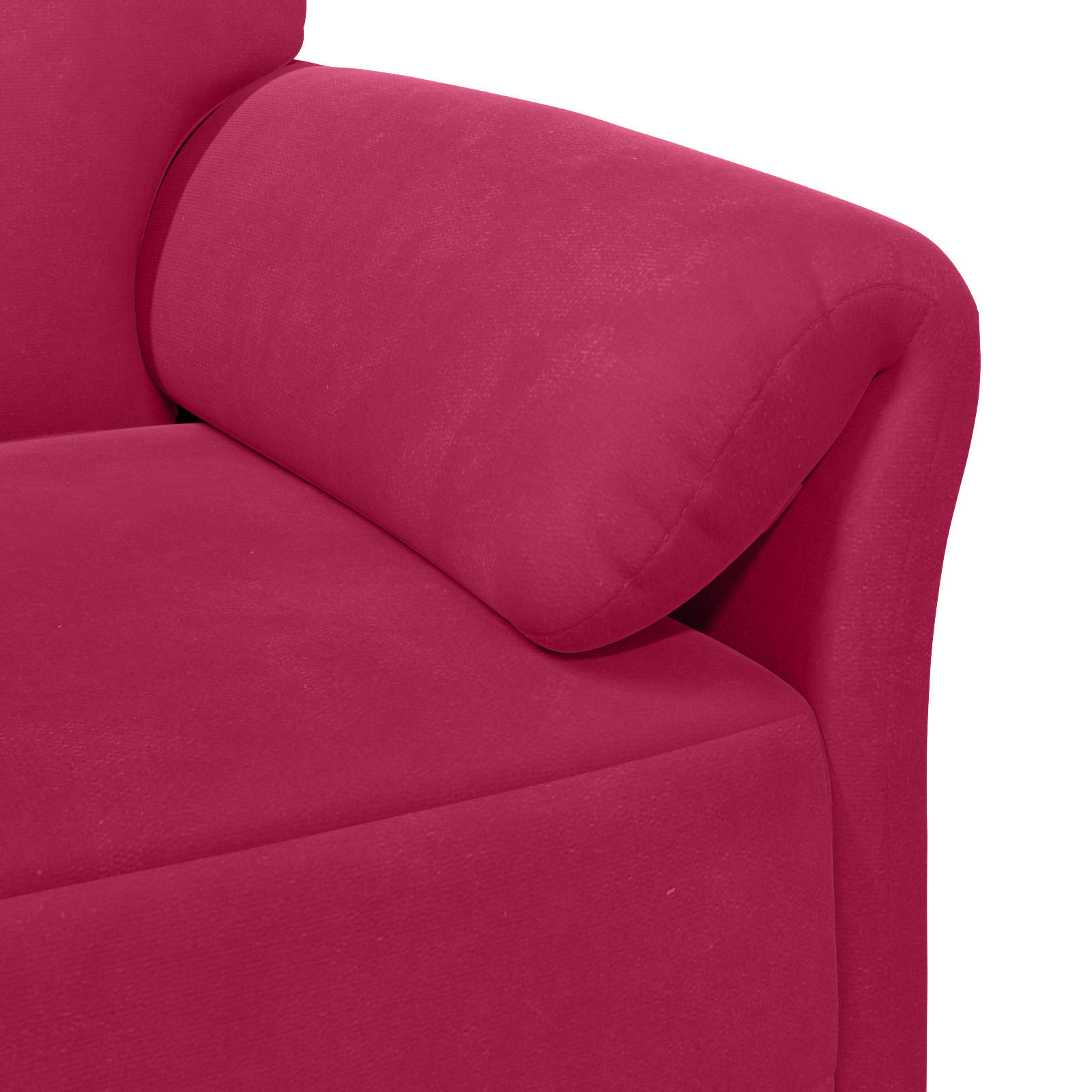 Divano 1 posto Rosso Vino 88 x 83 x 95 cm Velluto | homemem39