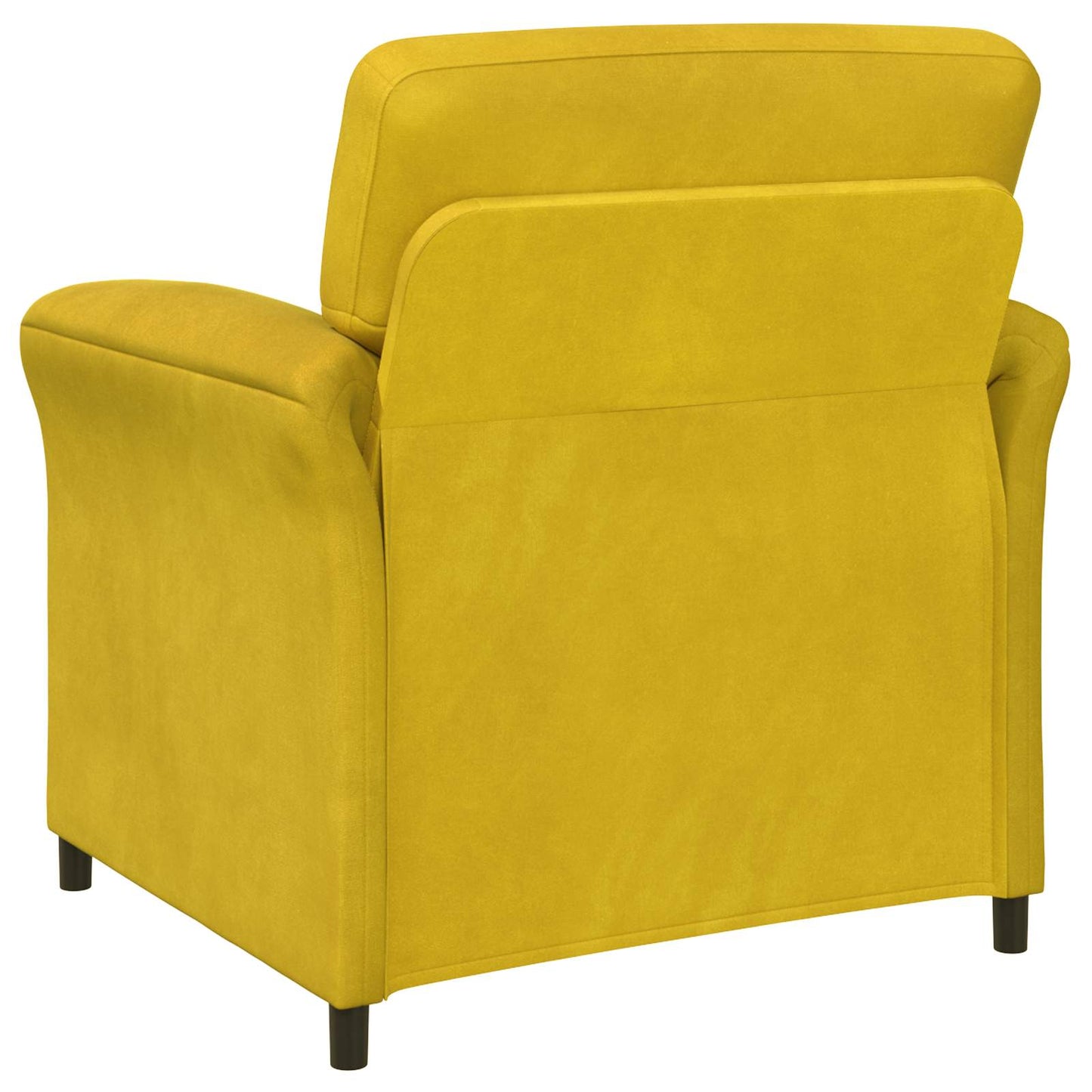 Divano 1 posto Giallo 88 x 83 x 95 cm Velluto | homemem39