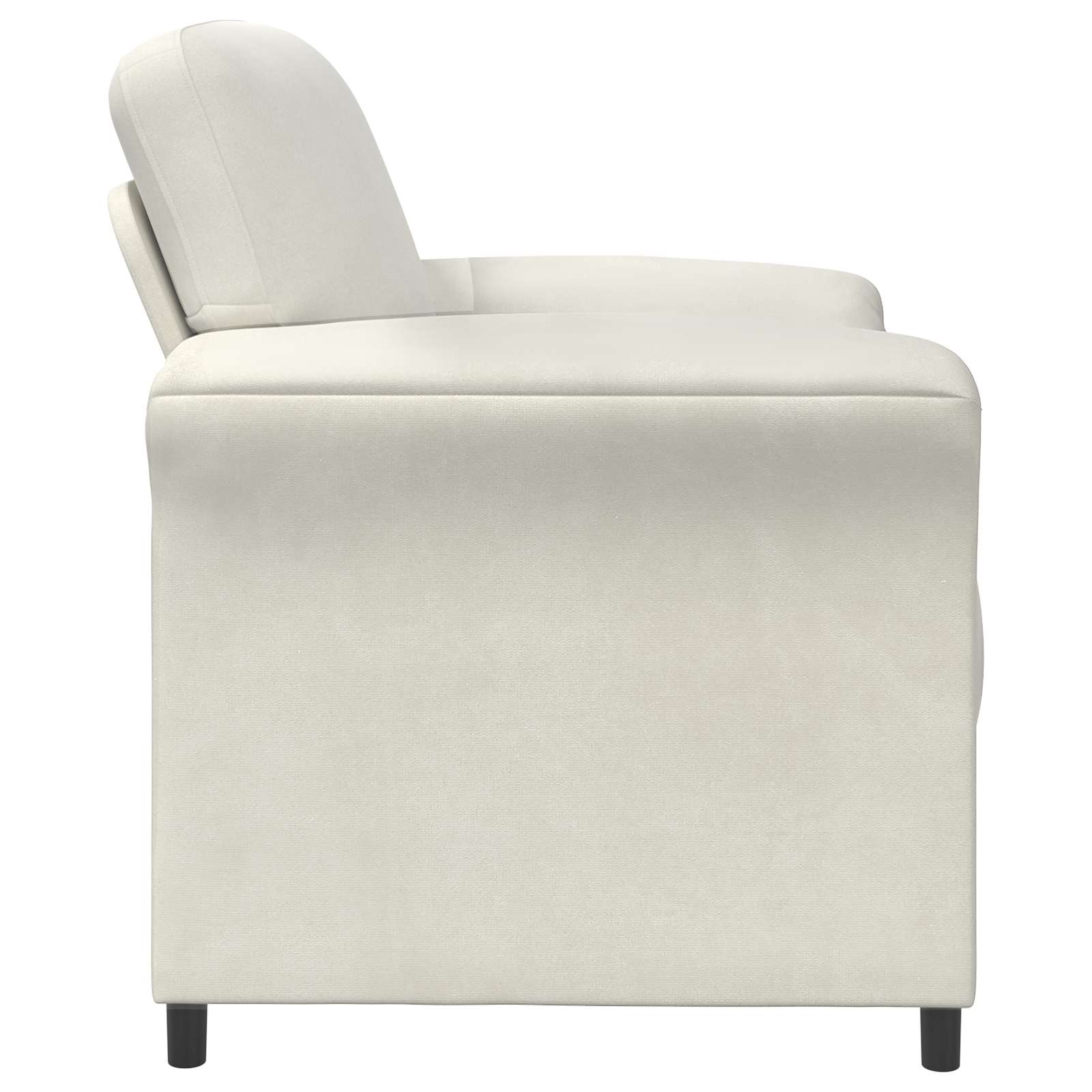 Divano 1 posto Crema 88 x 83 x 95 cm Velluto | homemem39