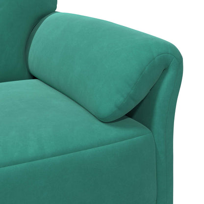 Divano 1 posto Turchese 88 x 83 x 95 cm Velluto | homemem39
