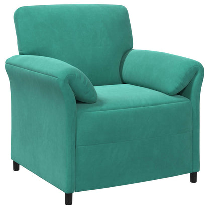 Divano 1 posto Turchese 88 x 83 x 95 cm Velluto
