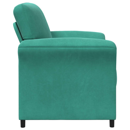 Divano 1 posto Turchese 88 x 83 x 95 cm Velluto