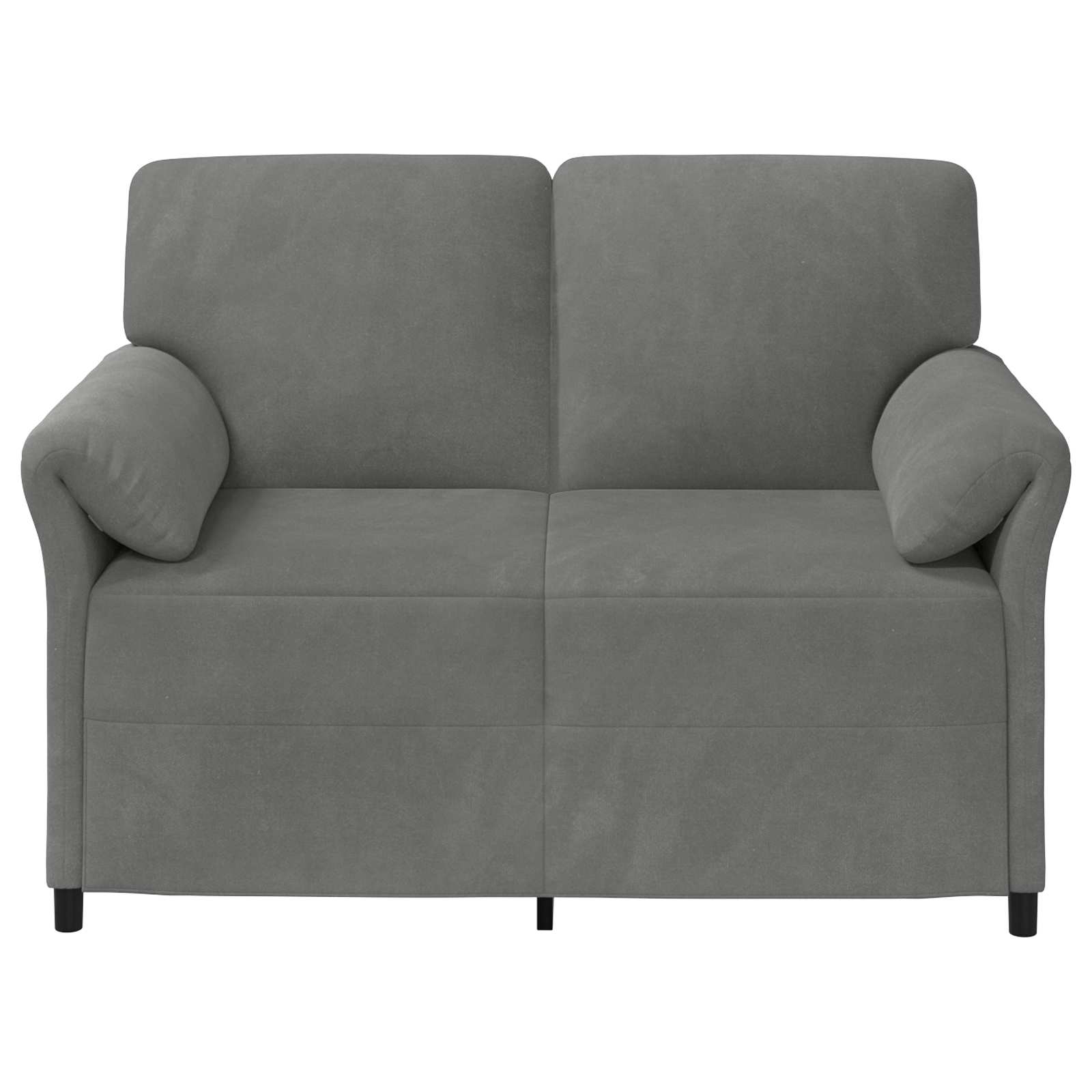 Divano a 2 Posti Grigio Scuro 138 x 83 x 95 cm Velluto | homemem39