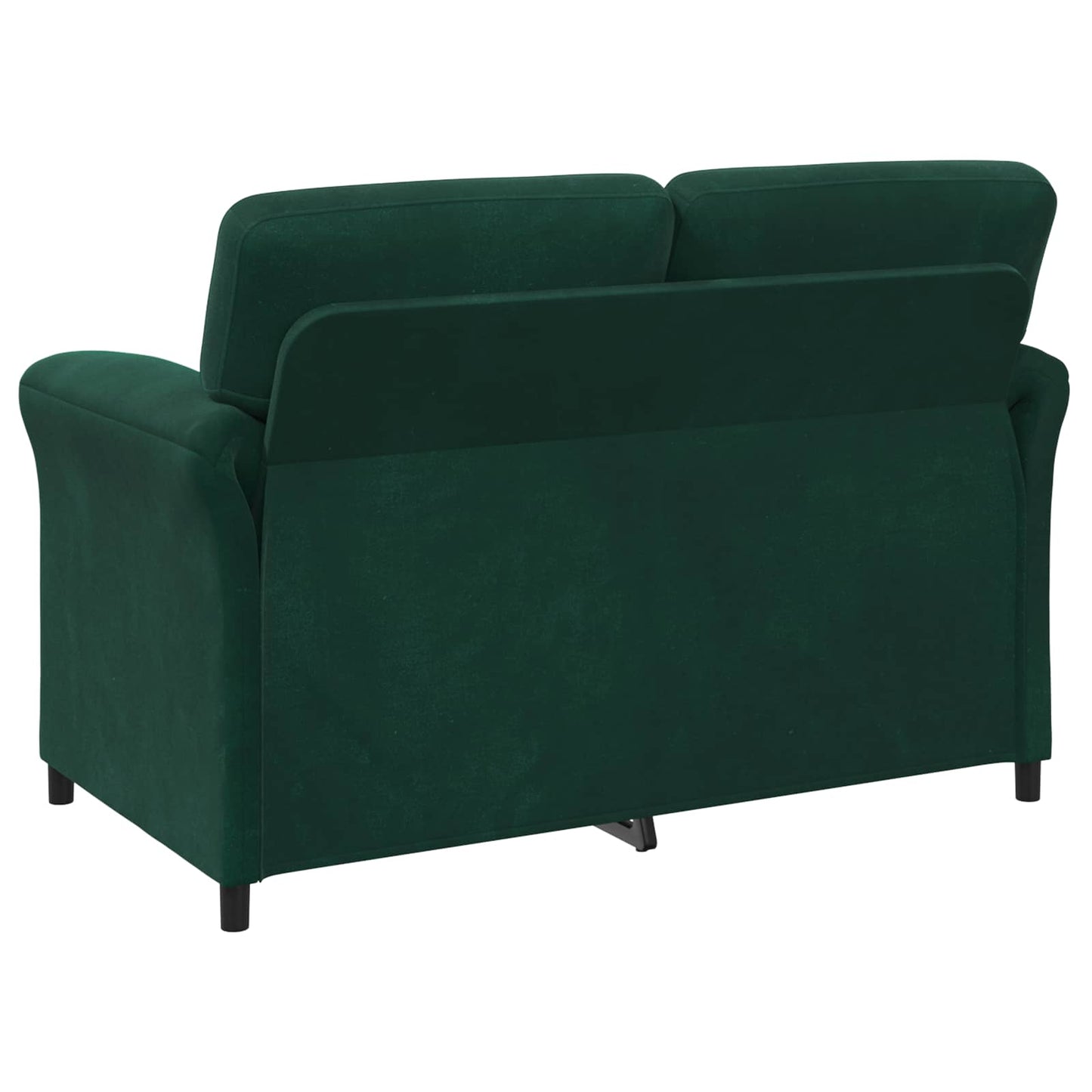 Divano a 2 Posti Verde Scuro 138 x 83 x 95 cm Velluto | homemem39