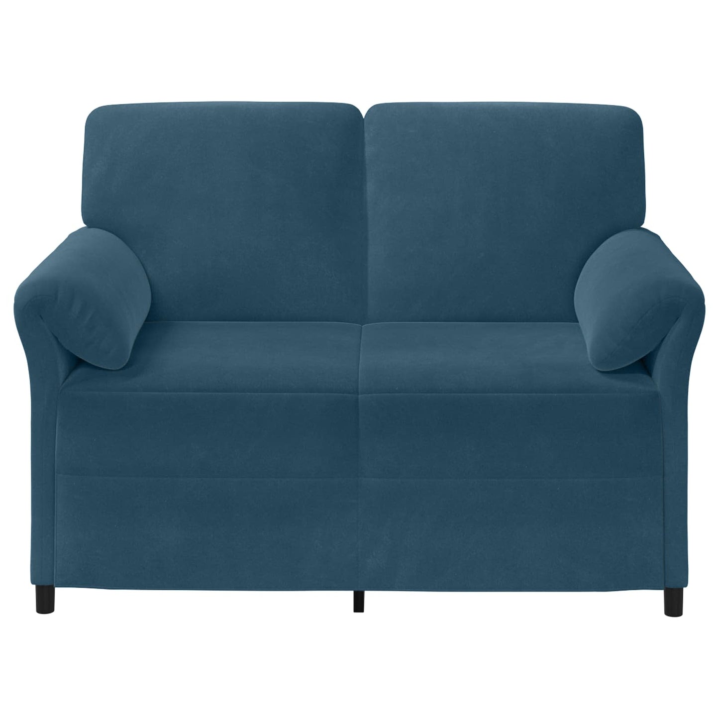 Divano a 2 Posti Blu 138 x 83 x 95 cm Velluto | homemem39