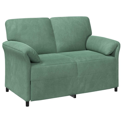 Divano a 2 Posti Verde Mare 138 x 83 x 95 cm Velluto | homemem39
