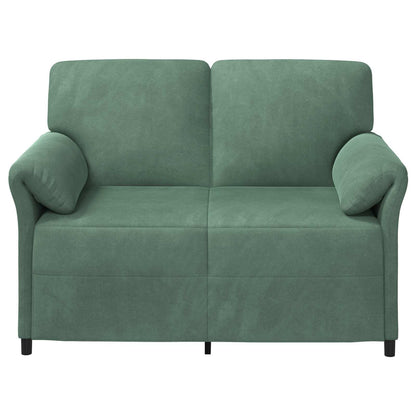 Divano a 2 Posti Verde Mare 138 x 83 x 95 cm Velluto | homemem39
