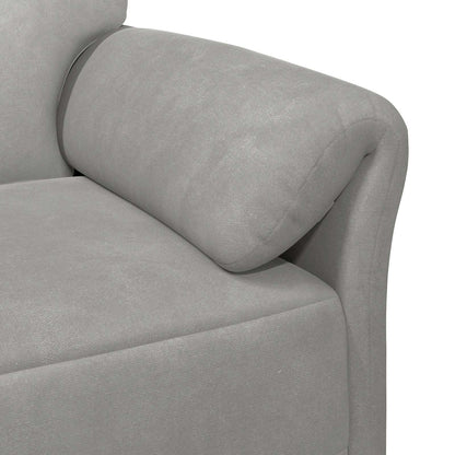 Divano a 2 Posti Grigio Chiaro 158 x 83 x 95 cm Velluto | homemem39