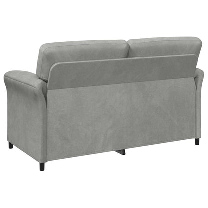 Divano a 2 Posti Grigio Chiaro 158 x 83 x 95 cm Velluto | homemem39