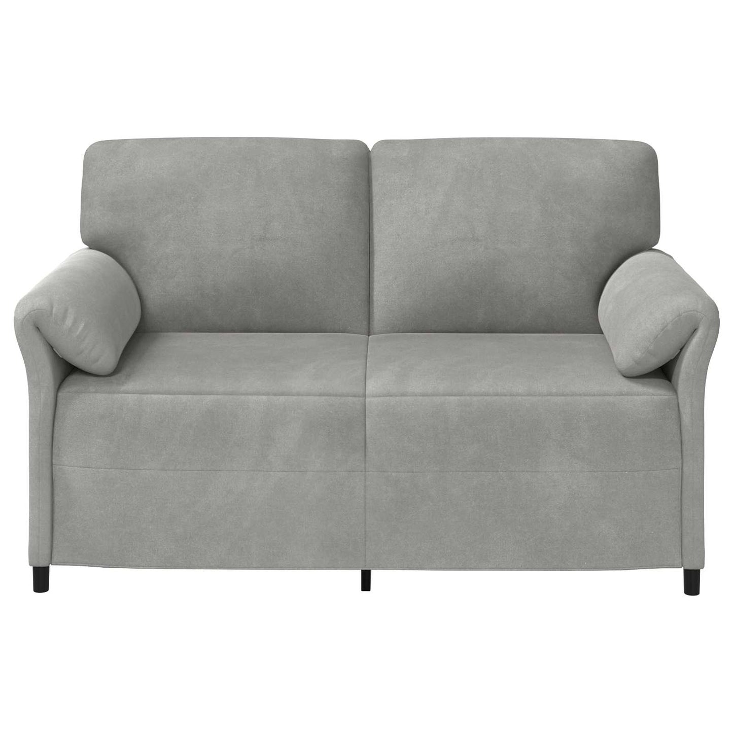 Divano a 2 Posti Grigio Chiaro 158 x 83 x 95 cm Velluto | homemem39