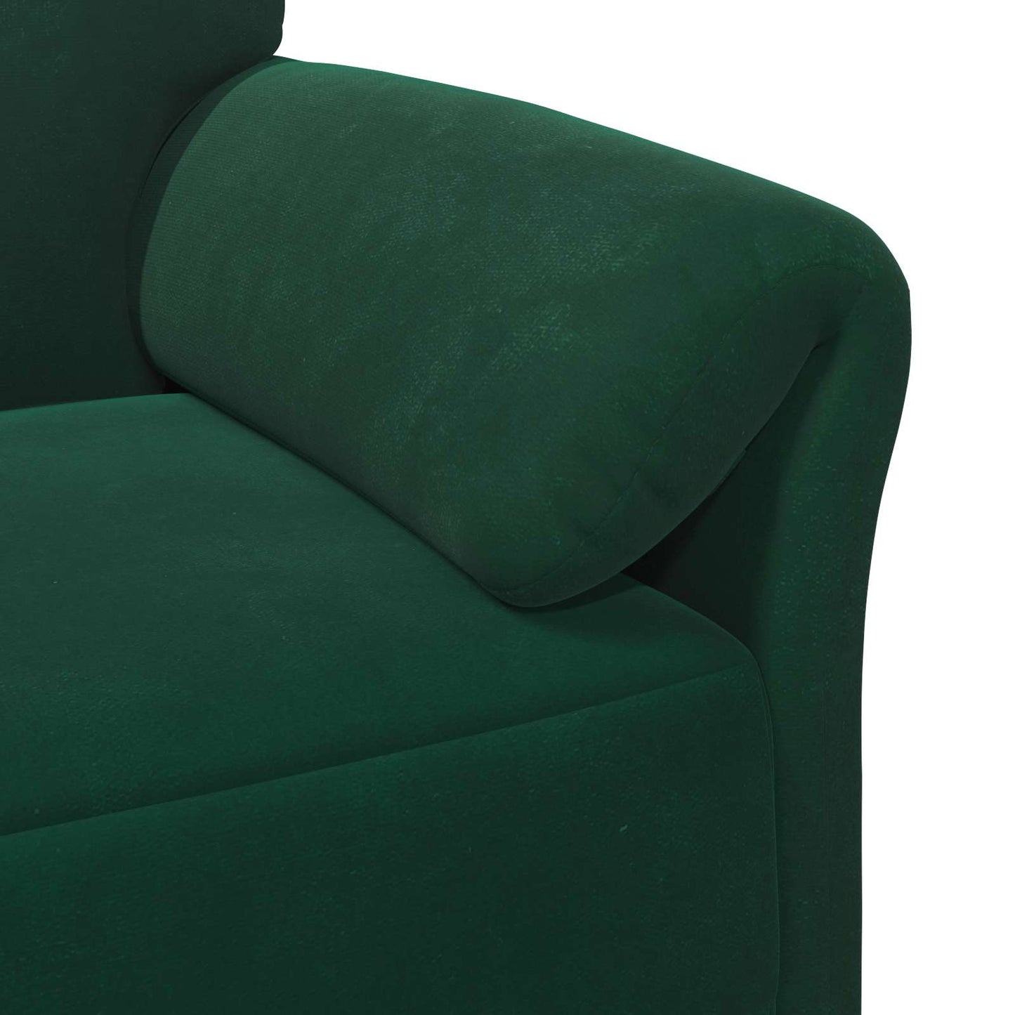 Divano a 2 Posti Verde Scuro 158 x 83 x 95 cm Velluto | homemem39