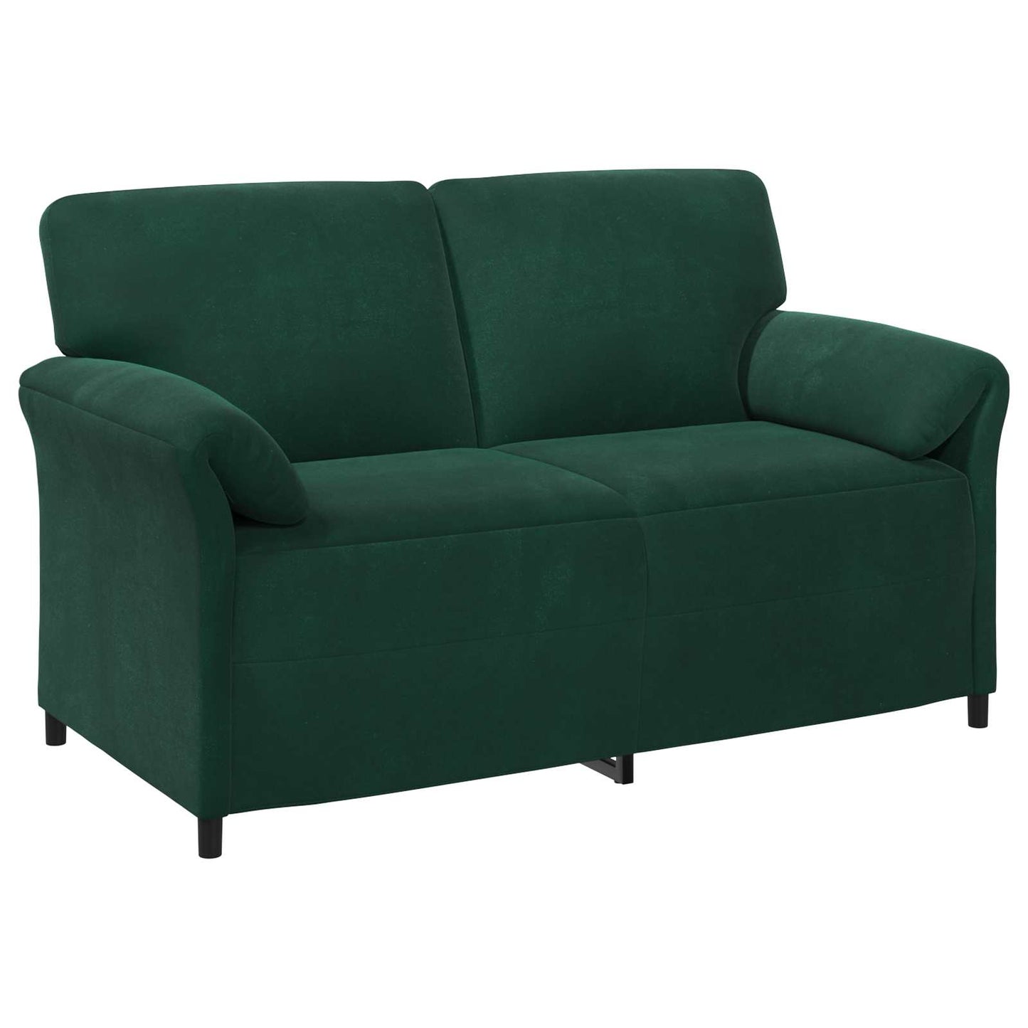 Divano a 2 Posti Verde Scuro 158 x 83 x 95 cm Velluto | homemem39