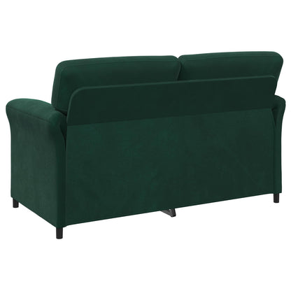 Divano a 2 Posti Verde Scuro 158 x 83 x 95 cm Velluto | homemem39