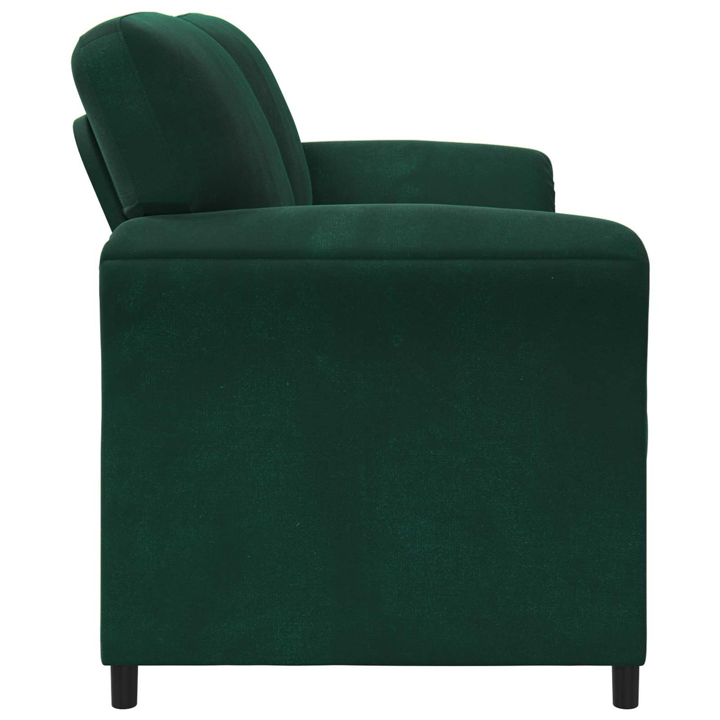 Divano a 2 Posti Verde Scuro 158 x 83 x 95 cm Velluto | homemem39