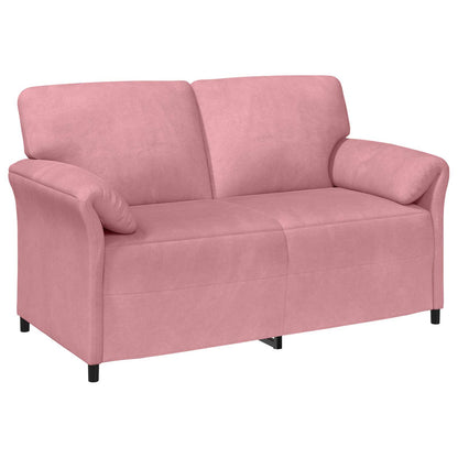 Divano a 2 Posti Rosa 158 x 83 x 95 cm Velluto | homemem39