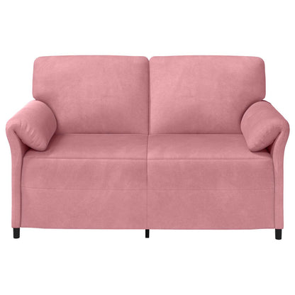 Divano a 2 Posti Rosa 158 x 83 x 95 cm Velluto | homemem39