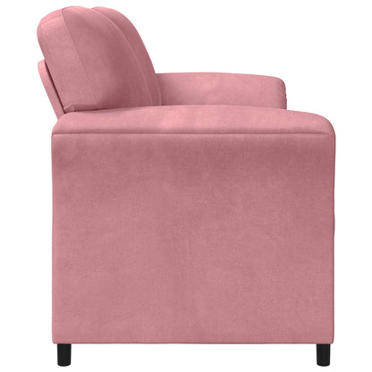 Divano a 2 Posti Rosa 158 x 83 x 95 cm Velluto | homemem39
