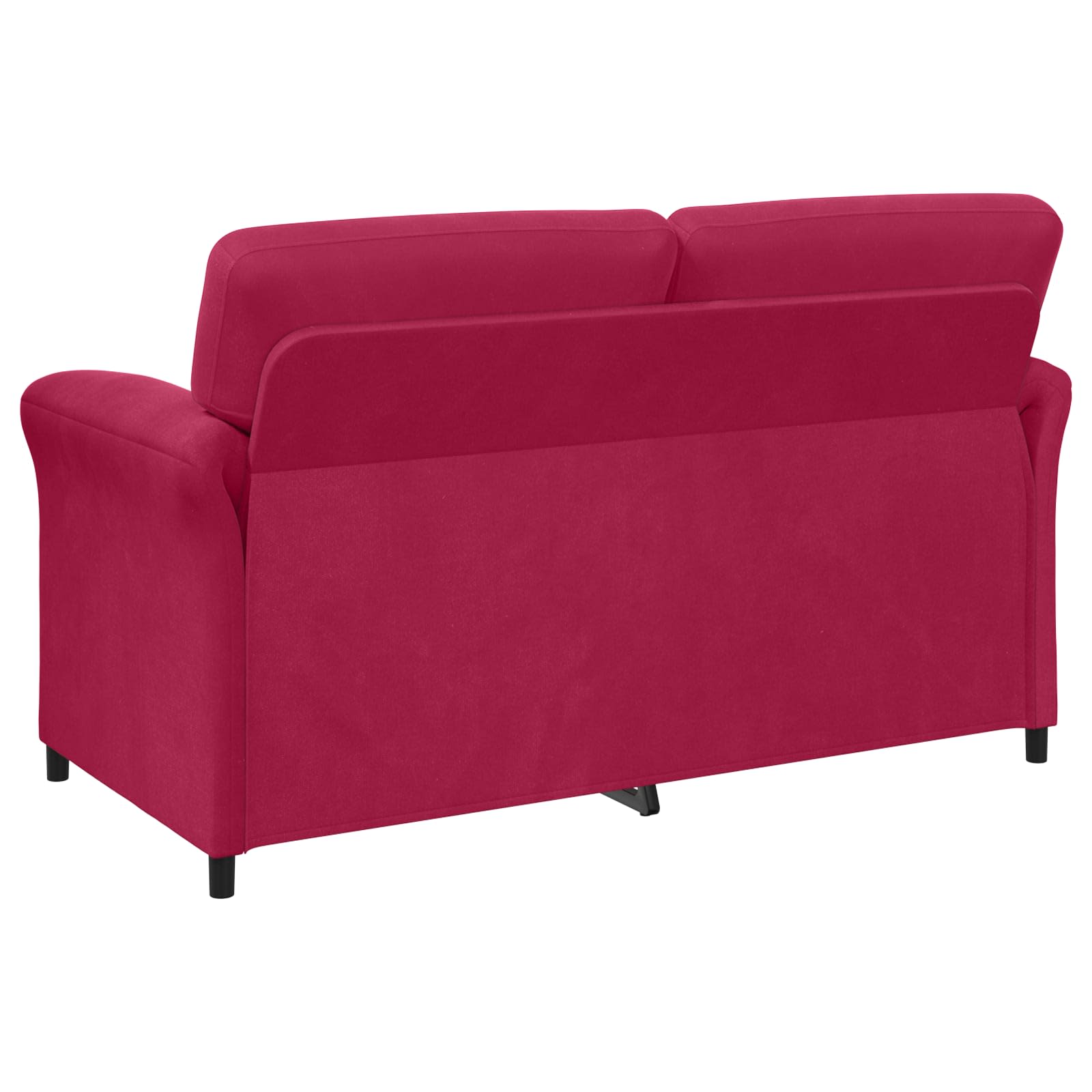 Divano a 2 Posti Rosso Vino 158 x 83 x 95 cm Velluto | homemem39
