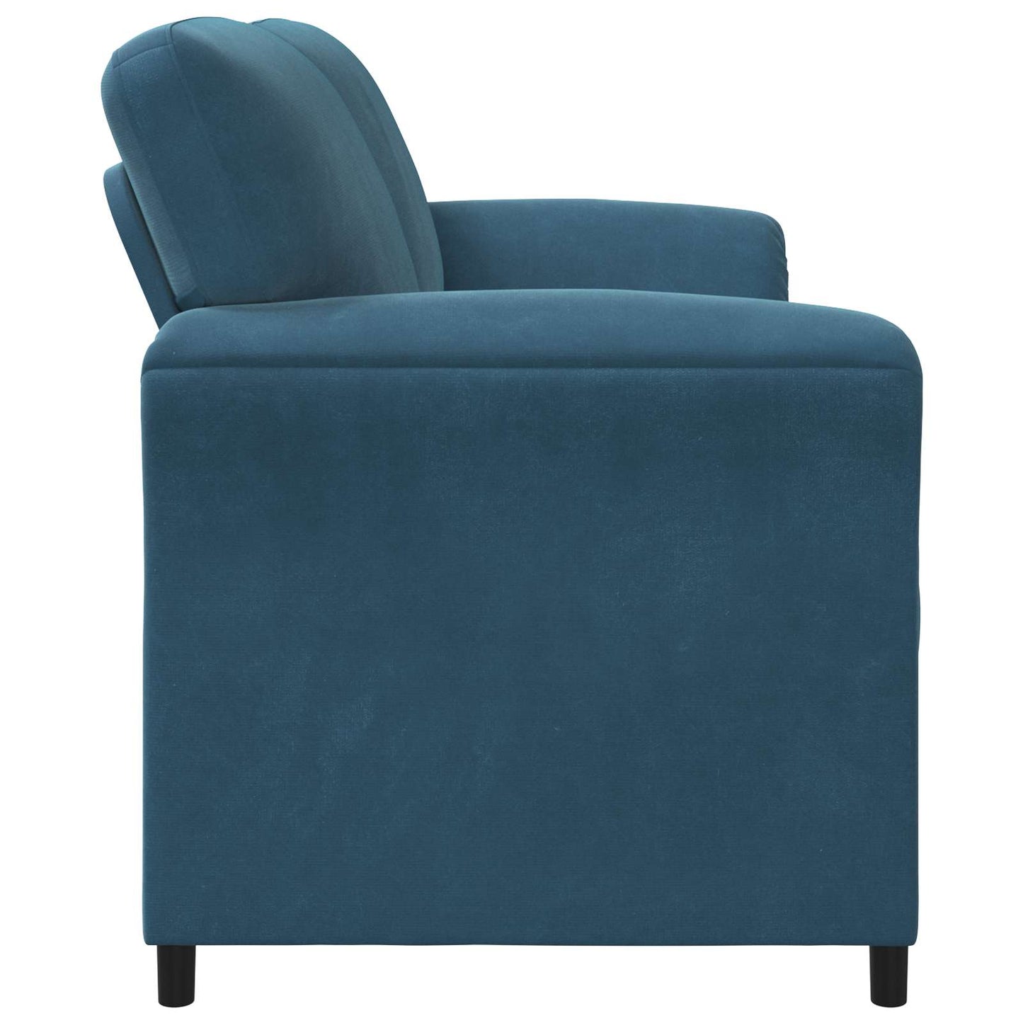 Divano a 2 Posti Blu 158 x 83 x 95 cm Velluto | homemem39