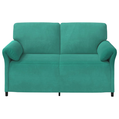 Divano a 2 Posti Turchese 158 x 83 x 95 cm Velluto | homemem39