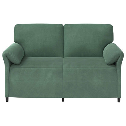 Divano a 2 Posti Verde Mare 158 x 83 x 95 cm Velluto