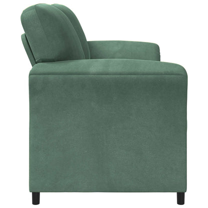 Divano a 2 Posti Verde Mare 158 x 83 x 95 cm Velluto