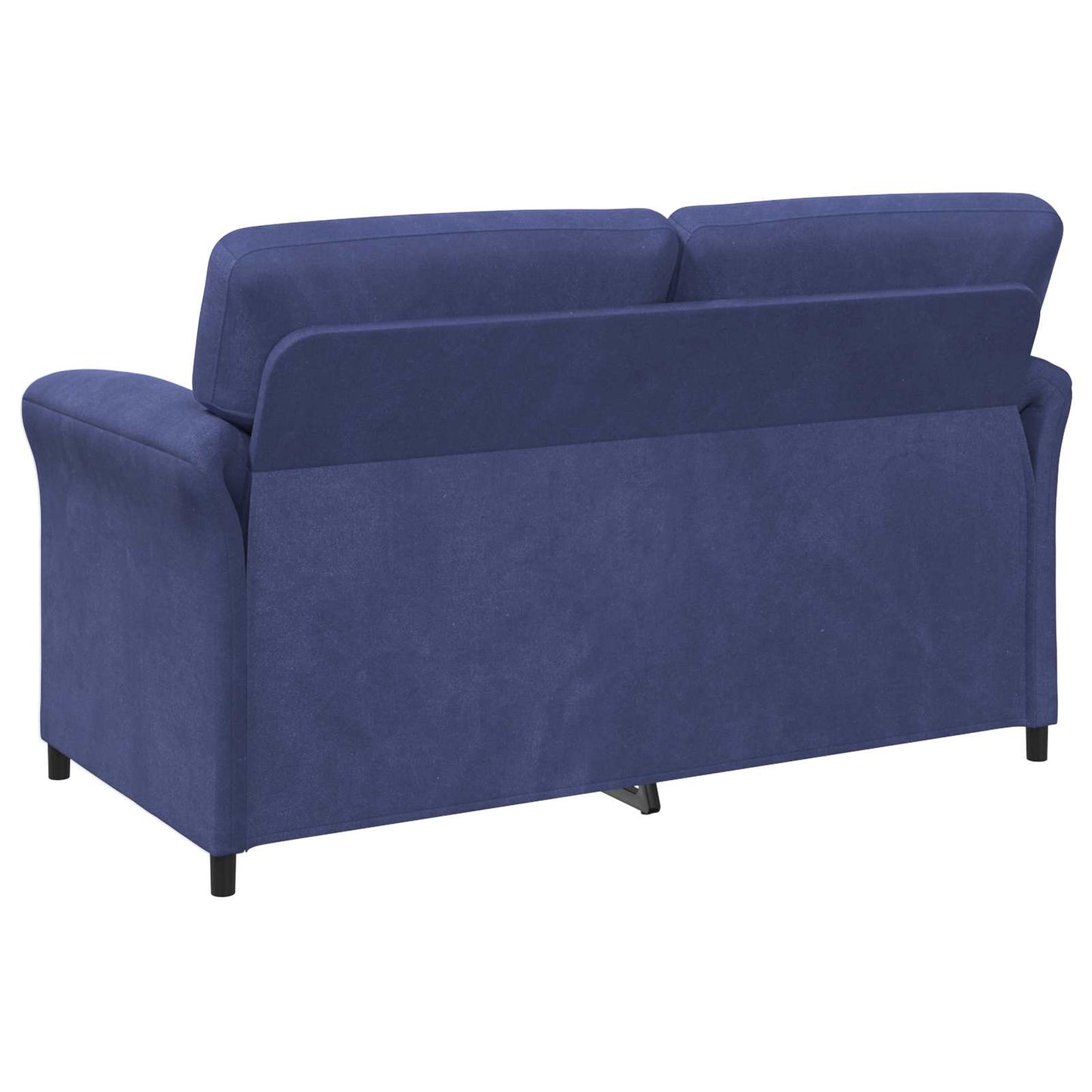 Divano a 2 Posti Blu Polizia 158 x 83 x 95 cm Velluto | homemem39